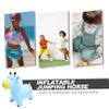 Beaupretty Inflatable Thickened Outdoor Bouncing Mount for Durable Educational Ride with Air Pump for Indoor Outdoor Fun view 3