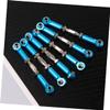ERINGOGO 6Pcs Adjustable Aluminum Turnbuckle Rod Linkage for Rc Epxhsp Racing Hpi Truck Buggy Upgrade Parts Steering Rods Blue view 2