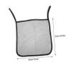 KESYOO Hanging Stroller Diaper Bag Portable Net Storage Organizer for Supplies Breathable Design for Easy Access for Outdoor Use and Family Outings Fits Bottles and Nappies view 2