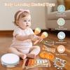 Baby Musical Instruments-Wooden Montessori Musical Toys for Toddlers 1-3, INLAIER Neutral Colors Xylophone Tambourine Musical Instruments for Toddlers 1-3 4 5 Kids Preschool Educational Gifts view 2