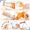 Baby Musical Instruments-Wooden Montessori Musical Toys for Toddlers 1-3, INLAIER Neutral Colors Xylophone Tambourine Musical Instruments for Toddlers 1-3 4 5 Kids Preschool Educational Gifts view 3