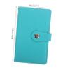GRIRIW Money Saving Book Large Capacity Cash Organizer for Currency Collecting Album with Magnetic Closure Transparent Pages for Easy Viewing PU Material view 2