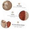 Beavorty Mini Rattan Bag for Lovely Change Purse and Storage Bag Handheld Photography Prop with Smooth Surface and Creative Design for Boys view 3