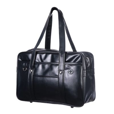 Beaupretty PU Waterproof Shoulder Briefcase for Men and Women Japanese School Uniform Bag Commuter Computer Tote Sturdy Anti-Splash Design