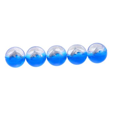 Milisten 5Pcs Dolphin Designed Bouncy Ball Transparent Rubber for Educational for Parties and Outdoor Playtime