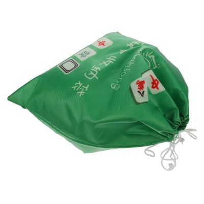 LIFKOME Mahjong Tiles Storage Bag Drawstring Organizing Pouch for Portable Mahjong Accessories Lightweight and Practical Storage for Game Night and Casual Color
