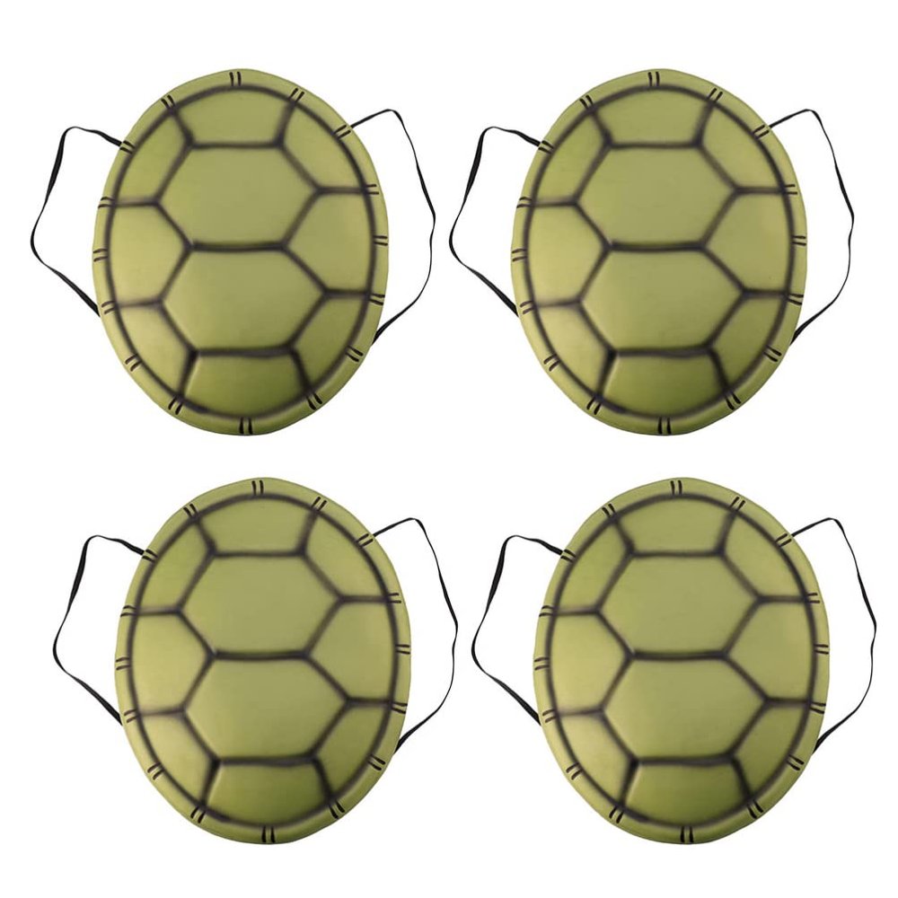 Abaodam 4Pcs Turtle Shell Prop Children Halloween Party Cosplay Turtle Shell Stage Performance Costume Dress up Prop Eva