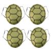 Abaodam 4Pcs Turtle Shell Prop Children Halloween Party Cosplay Turtle Shell Stage Performance Costume Dress up Prop Eva view 1