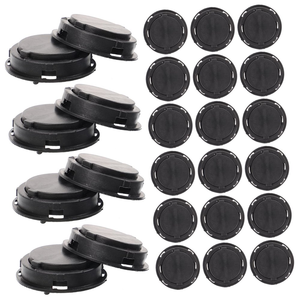 Beaupretty 50Pcs Plastic Piggy Bank Stoppers Reusable Money Jar Bottom Caps for Plaster Figurines Easy Installation for Coin Storage and Creative Projects