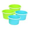 Beaupretty 4Pcs Small Plastic Beach Buckets Set Multifunctional Sand for Summer Activities for Backyard Fun and Pe Material for Scrubbing and Storage view 1