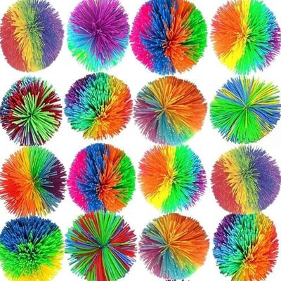 Enlue 16 Bouncy Ball Monkey String Ball.Kick Ball monkeystring Koosh Ball