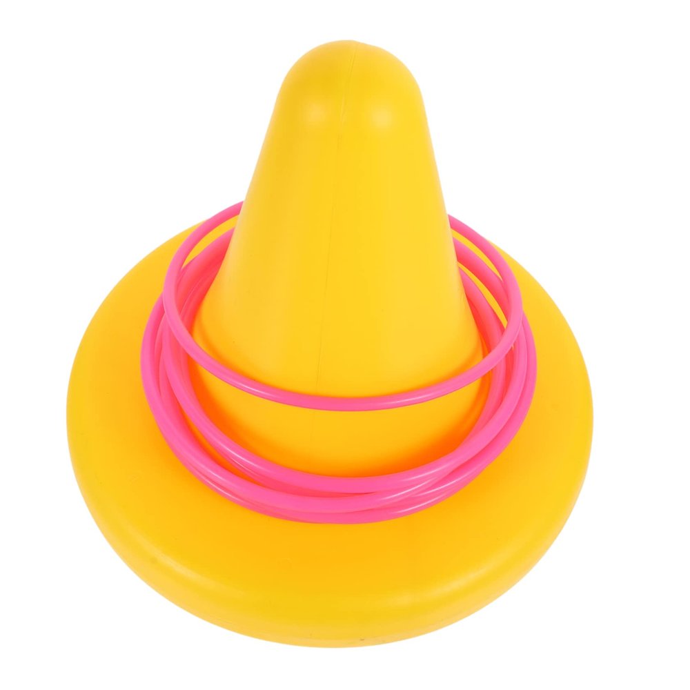 Abaodam 1Set Creative Single Legged Stool for Fun Balance Training Equipment with Rings for Home Nursery and Enhances Coordination and Parent