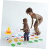 Abaodam 1Set Creative Single Legged Stool for Fun Balance Training Equipment with Rings for Home Nursery and Enhances Coordination and Parent view 2