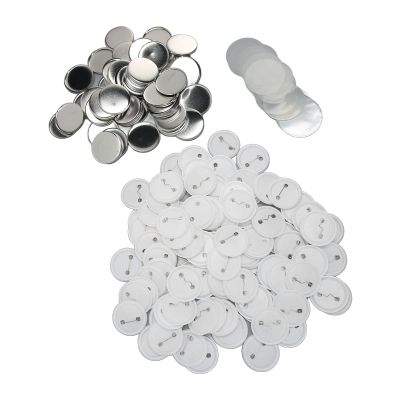 RiToEasysports Badge Empty Button 100 Set Durable Material Badge DIY for Friends and Family (50MM)