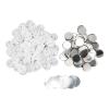 RiToEasysports Badge Empty Button 100 Set Durable Material Badge DIY for Friends and Family (50MM) view 2