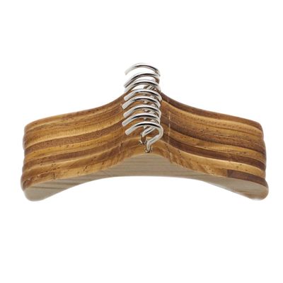 Abaodam 12Pcs Mini Wooden Doll Clothes Hangers Hangers for Doll Outfits for House Play and Wardrobe Organization