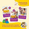 QUBITUNES, Starter Set, Interactive Audio Player & Gaming Platform for Kids Ages 3+ | Create Music, Sound & Stories | Screen-Free Playtime for Boys & Girls view 3