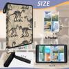 Adornori Cool Dinosaur Skeleton 4 Pocket Card Binder Holds 400 Cards Trading Card with Sleeves & Zipper Card Storage Organizer for MTG, TCG, Sports & Game Cards view 3