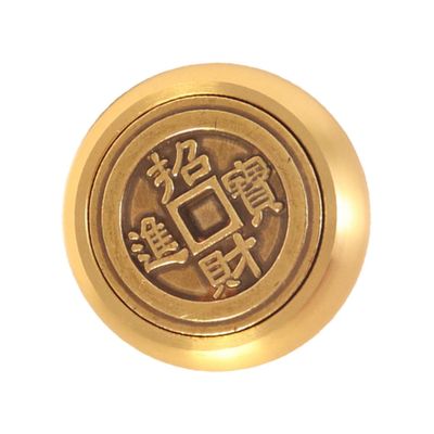 CORHAD Auspicious Gadget Brass Money Tree Ornament Vintage Brassware Home Decor Antique Collection for Prosperity for Desktop Decoration