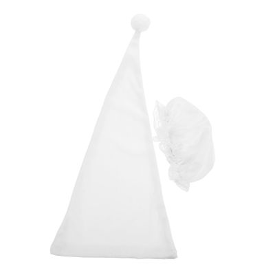 AKOOSY 2Pcs Unique Knitted Hat Humorous Triangular Cosplay Cap for Boy Girl Soft Fabric for Stage Performances Parties and Celebrations