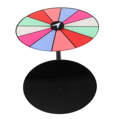 VOSAREA Prize Wheels Tabletop Spinner Acrylic Rotating Wheel with Dry Erase Surface for Games Carnivals and Trade Shows Portable and Versatile Prize Spinner for Fun Events