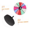 VOSAREA Prize Wheels Tabletop Spinner Acrylic Rotating Wheel with Dry Erase Surface for Games Carnivals and Trade Shows Portable and Versatile Prize Spinner for Fun Events view 3