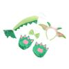 COSMEVIVI 1Set Plush Dinosaur Theme Headband Set Cosplay Accessories with Gloves Tail for Halloween Carnival and Fancy Dress Parties Adorable Dinosaur Costume Prop view 1