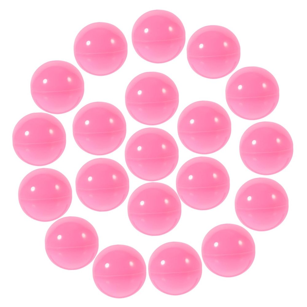 Sosoport 20Pcs Colorful Raffle Balls Plastic Hollow Design for Party Games Classroom Activities Team Building Interactive Entertainment Game Balls for Vending Machines