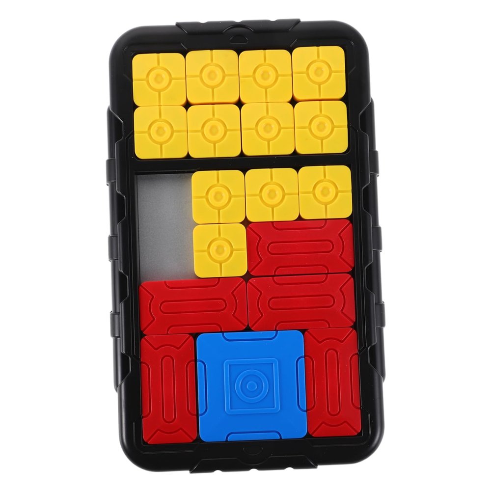 CIYODO 204G Sliding Puzzle Game Interactive Logic for Adults Compact Design for Travel Cognitive Development Skill Enhancement Brain Teaser for Family Fun and Early Learning