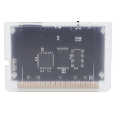 LICAEVEY Professional Retro Game Cartridge 3000-in-1 with 8GB Memory Card for Mega Drive, Master System & 32X Consoles (Transparent White)
