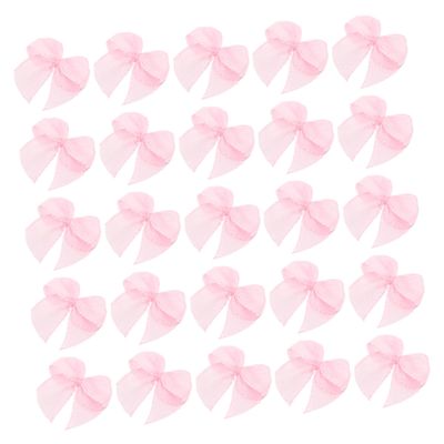 Beavorty 200Pcs Bows for Lightweight Polyester Ribbon Hair Accessories for DIY Projects Birthday Parties and Everyday Wear Cute Mini Bowknots