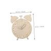 Anneome 2Sets Wooden DIY Clock Puzzle Parts Early Learning Clock for Engaging Educational Teaching Safe Wooden Components for and Family Fun view 2