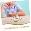 Anneome 2Sets Wooden DIY Clock Puzzle Parts Early Learning Clock for Engaging Educational Teaching Safe Wooden Components for and Family Fun view 3