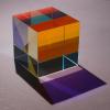 1pc X-Cube Prism RGB Combiner Splitter Cross Dichroic Prism Decoration Physics Teaching Tools Photograph Research Educational Gift view 4