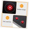 BESPORTBLE Simulated Induction Cooktop Kitchen Appliance with Realistic Lights Sounds for Interactive Play for Boys Home Preschool Settings view 3