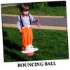BESTonZON 1Pc Bouncing Ball High Elasticity Jumping for Fitness Coordination Training Material for Play Activities Panda Design Pink view 3