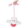 BESTonZON 1Pc Bouncing Ball High Elasticity Jumping for Fitness Coordination Training Material for Play Activities Panda Design Pink view 4