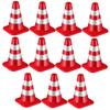 BESPORTBLE 12Pcs Mini Traffic Cones for Educational Road Signs for Sand Table Play and Decoration Bright Traffic Barrier Props view 1