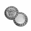 Monarch Precious Metals Custom Engraved 1oz .999 Fine Silver Poker Chip Dealer Button Marker with Gift Box view 3
