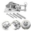 Abaodam 1Set Heavy Duty Hammock Hanging Kit with Rotating Stainless Steel Hooks Easy Installation Ceiling Swing Hanger for Use for Swings Chairs and Hammocks view 4