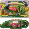 Mattel Universal Pictures Wicked Emerald City Train Playset with Elphaba Small Doll, 3 Play Spaces & 14 Accessories, Inspired by The Movie view 1