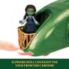 Mattel Universal Pictures Wicked Emerald City Train Playset with Elphaba Small Doll, 3 Play Spaces & 14 Accessories, Inspired by The Movie view 2