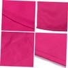 Cabilock with Apron Hat Cooking Sleeve Role Play Kitchen Outfit for Cooking Baking Painting Rose Red for Ages view 2