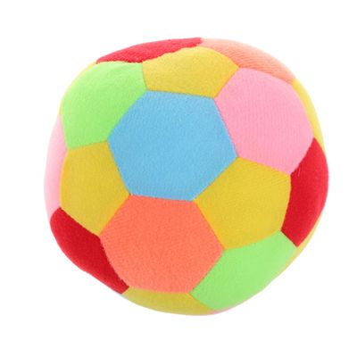 ERINGOGO Colorful Sensory Plush Grasping Ball for Infants and Toddlers Soft Fabric Bell for Indoor Play and Fine Motor Skill Development
