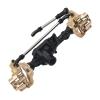 2Pcs Remote Control Car Accessories Metal Upgrade Front Axle Steering Servo Rod Fit For WLtoys 104006 104010 104020 104026(Yellow) view 2