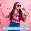 Claire's Bluetooth Karaoke Microphone for Kids, Wireless Mic with Voice Effects, Echo, USB-C Charging, Volume Controls & TF Card Slot, Portable & Durable Toy for Singing, Parties & Gifts, Ages 6+ view 2