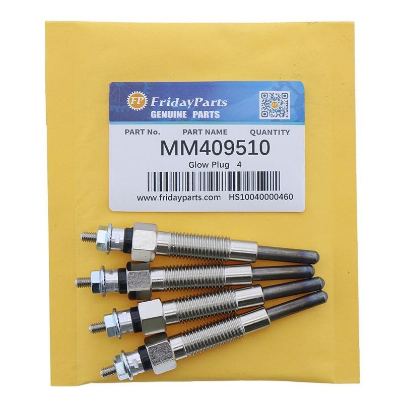 Aftermarket 4 Pcs Plug Glow MM409510 Fit Intended For S4S S4L S4L2 Engine Compact Tractor Fit Intended For klift