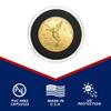 OnFireGuy 50-Pack 34mm Black Ring Coin Holders for 1oz Gold Libertad | Protective Coin Cases for $20 Gold Double Eagle, $20 St. Gaudens Coins view 3