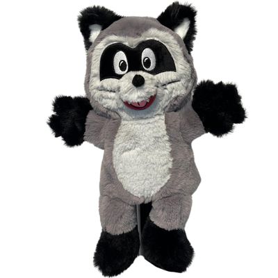 Puppet Pals 10 Plush Raccoon Hand Puppet Soft and Interactive Puppet Toy for Kids and Adults