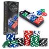 Elbow Room Games 100-Piece Poker Chip Set with Tray Casino Style Plastic Chips for Texas Hold'em, Blackjack & Home Game Nights view 1